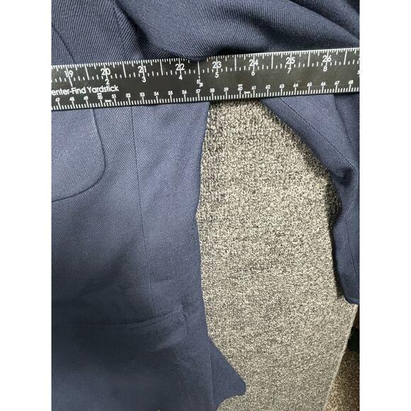 Vintage Pine Place 100% Wool Suit Jacket Blazer Womens Size 14 Blue USA Made - Picture 8 of 8